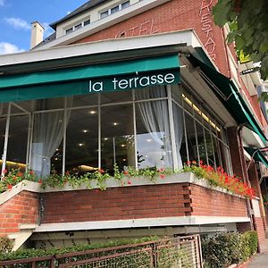 Logis Terrasse Hotel 리지외 Exterior photo