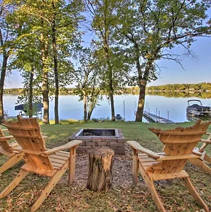 Serene Cabin On Lake Pokegama With Dock And Fire Pit! Pine City Exterior photo