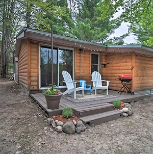 Rustic Cabin On Au Sable River With Fire Pit And Views Frederic Exterior photo