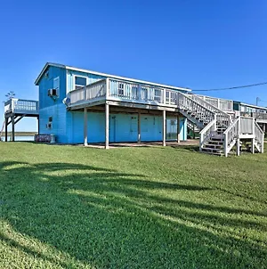 Oceanfront Sargent Beach Home With Dock! Exterior photo